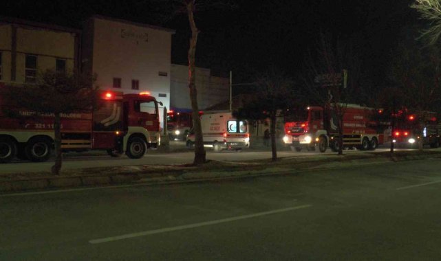 Kayseri'de fabrika yangını