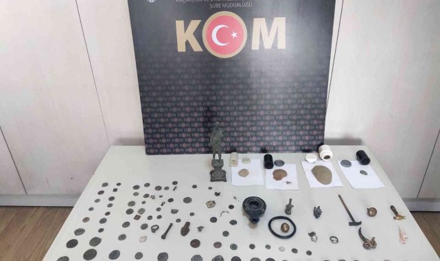 Kayseri&#039;de tarihi eser kaçakçısı bir şahıs yakalandı