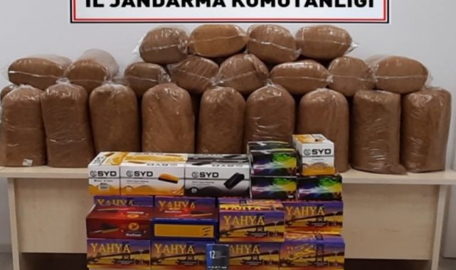 Kayseri'de tütün kaçakçısı 2 kişi yakalandı