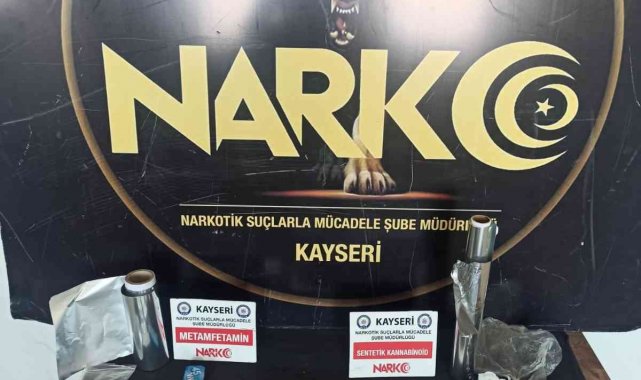 Kayseri'de uyuşturucu operasyonu: 1 gözaltı