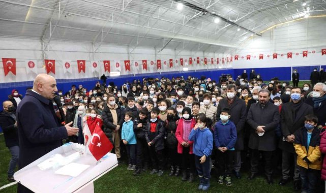 Keçiören Belediyesi'nden eğitime spor tesisi desteği