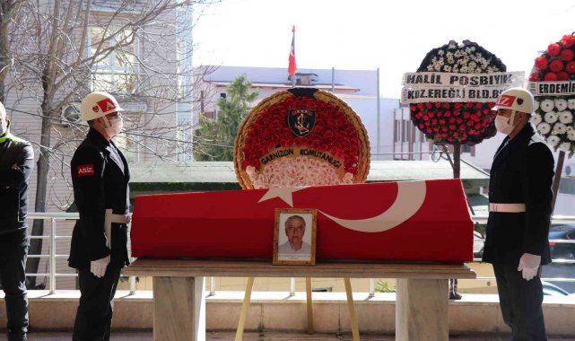 Kıbrıs gazisi Mehmet Yalçın son yolculuğuna uğurlandı