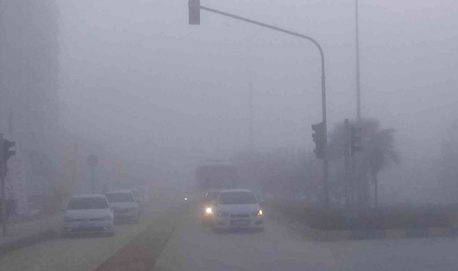 Kilis'te yoğun sis etkili oldu