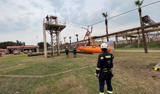Kocaeli itfaiyesinden Hatay&#039;da eğitim