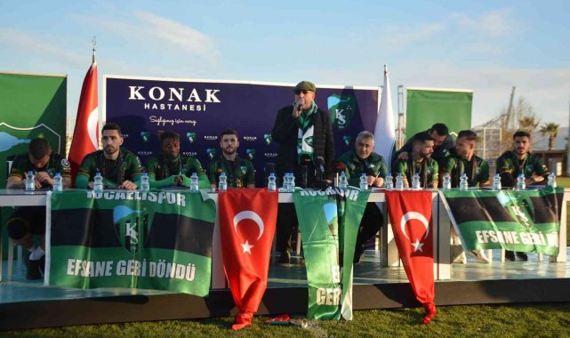 Kocaelispor'da taraftara açık imza şov