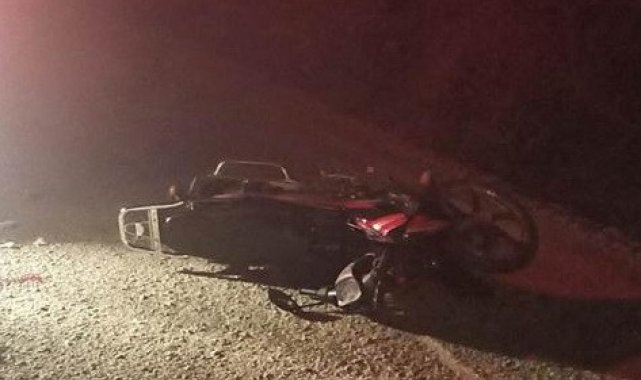 Kontrolden çıkan motosiklet devrildi: 1 ağır yaralı