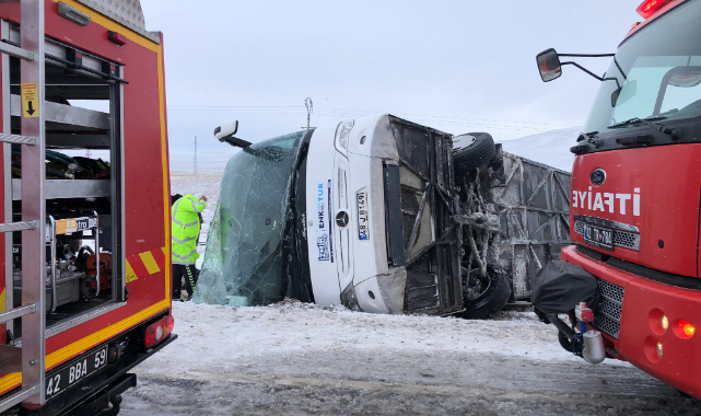 Konya’da tur otobüsü kazası: 6 ölü, 41 yaralı