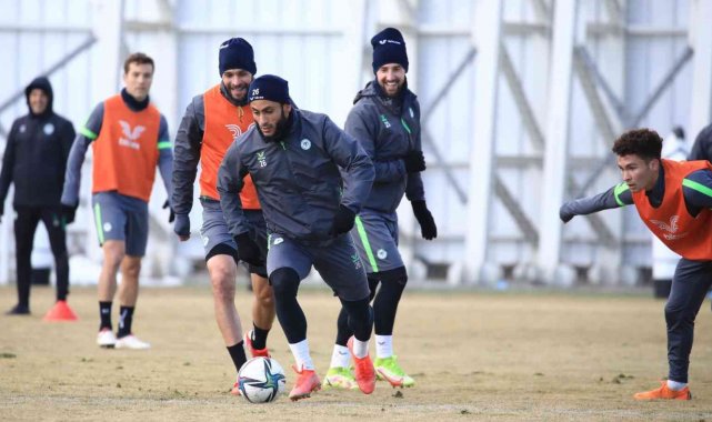 Konyaspor'da Giresunspor maçı hazırlıkları sürüyor