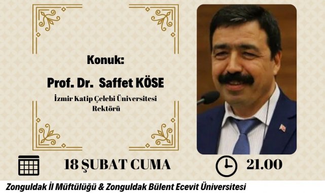 Köse, İlim ve Hikmet Derslerinin bu haftaki konuğu oldu