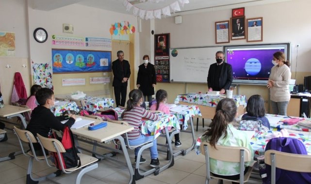 Köyceğiz'de okul ziyaretleri devam ediyor