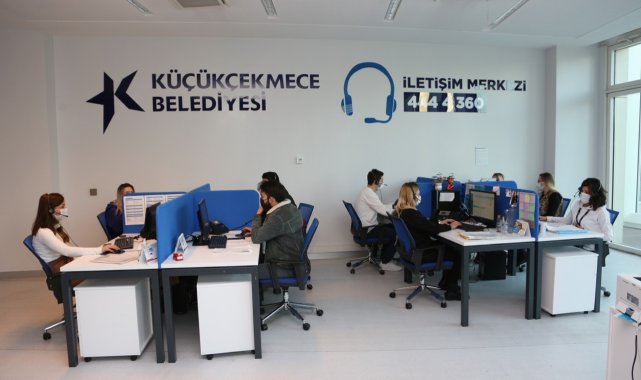 Küçükçekmece Belediyesi İletişim Merkezi, 365 günde 313 bin çağrıya kulak verdi
