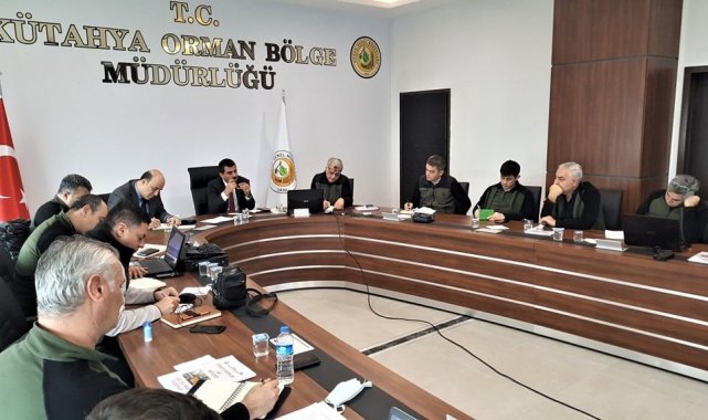 Kütahya'da Orman Yangınları Eylem Planı hazırlık toplantısı