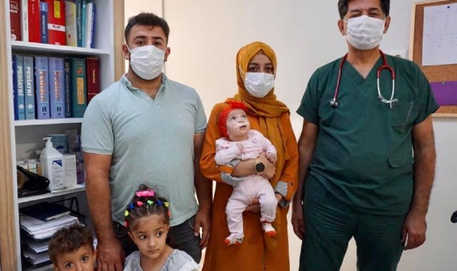 Lina bebek ANKA'da iyileşti