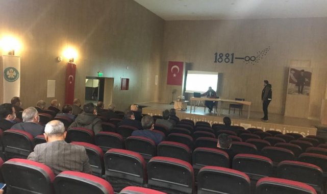 Mahalle muhtarlarına bağımlılıkla mücadele semineri verildi