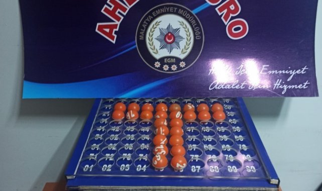 Malatya&#039;da kumar oynayan 17 kişiye ceza