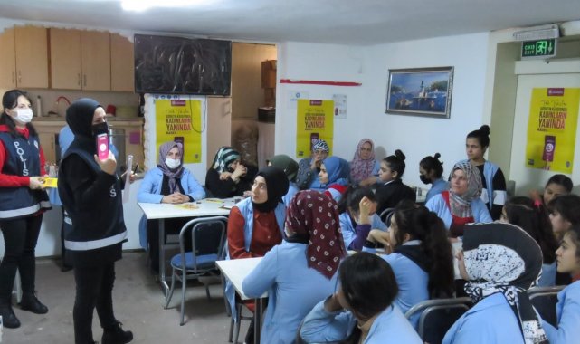 Malatya'da polis KADES'i anlattı