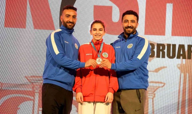 Malatyalı genç tekvandocu uluslararası turnuvada ikinci oldu