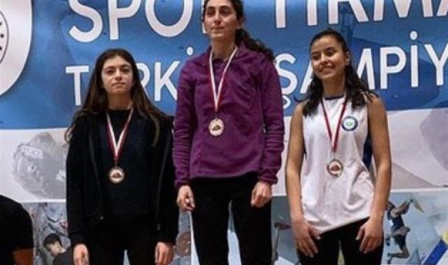 Malatyalı Sporcu Balık, tırmanışta Türkiye Şampiyonu oldu