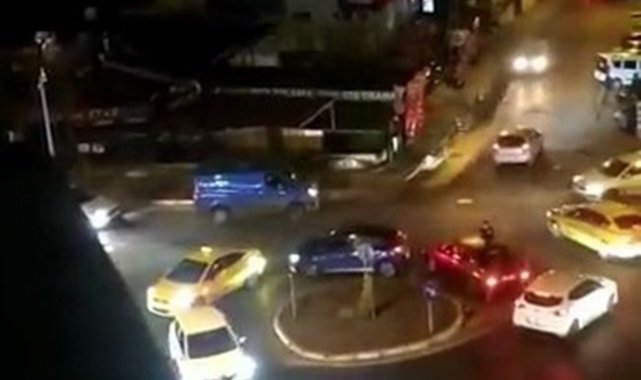Maltepe'de asker eğlencesi için trafiği tehlikeye atıp ateş açtılar