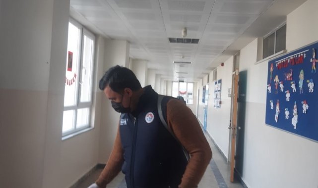 Maltepe&#039;de okullar dezenfekte edildi