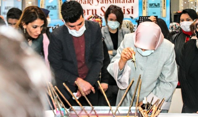 Mardin&#039;de &#039;Sudaki Yansımalar&#039; adlı ebru sergisi açıldı