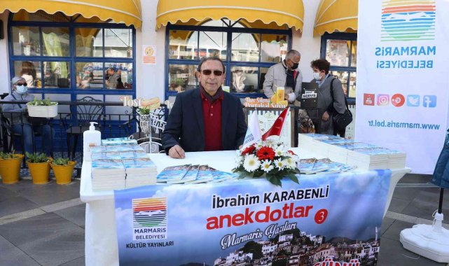 Marmarisli yazar Karabenli'nin 'Anekdotlar-3' kitabı belediye kültür yayınları kapsamında basıldı