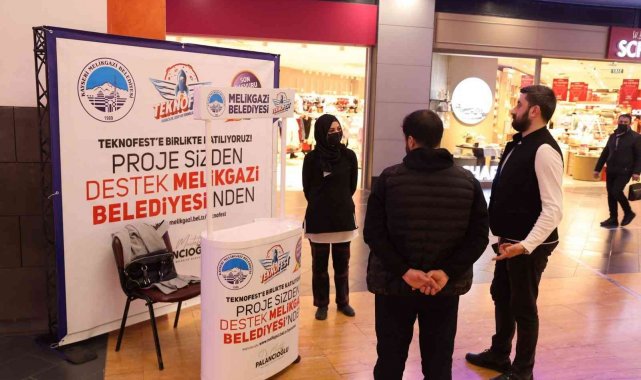 Melikgazi Belediyesi Teknofest projeleri için stand açtı