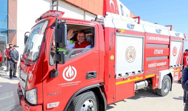 Mersin Büyükşehir Belediyesi ve MESKİ'ye alınan 90 yeni araç hizmete başladı