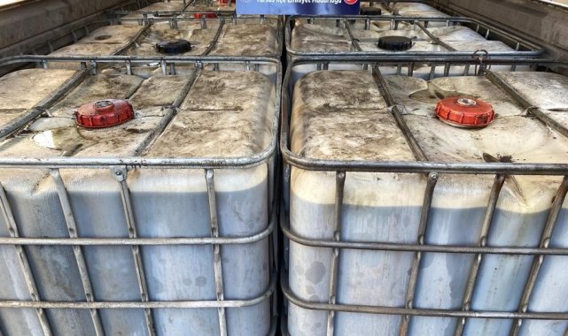 Mersin'de 12 ton kaçak akaryakıt ele geçirildi