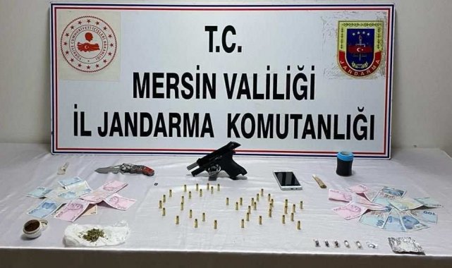 Mersin'de uyuşturucu ile yakalanan şüpheli tutuklandı