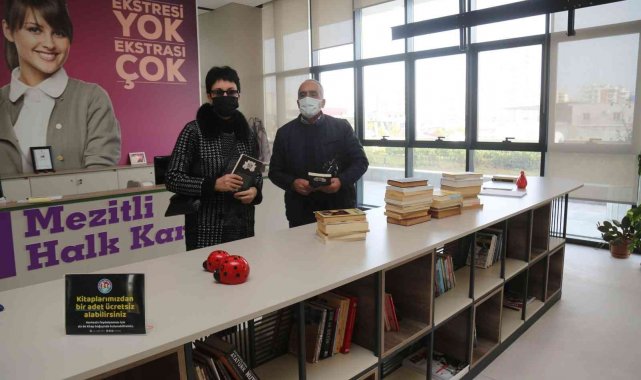 Mezitli Belediyesinden ücretsiz kitap