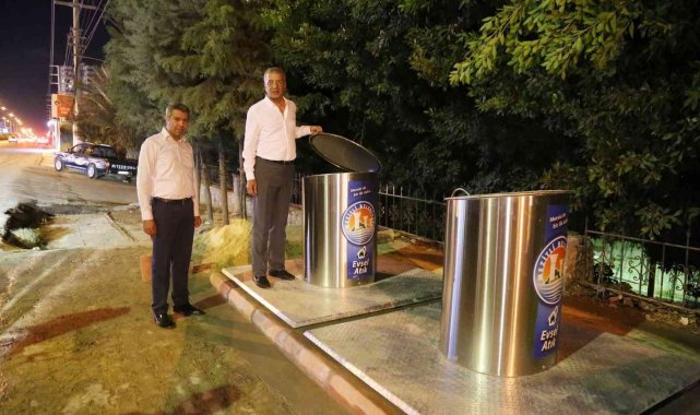 Mezitli'de çöp konteynerleri yer altına alınıyor