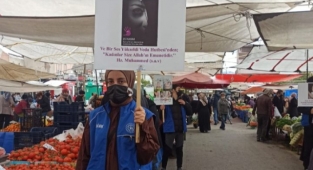 Milas'ta ''Kadına Yönelik Şiddete Dur De'' Eylemi
