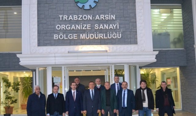 Milletvekili Cora'dan Trabzon Arsin OSB'ye ziyaret