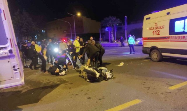 Motosiklete çarpıp kaçtı: 2 yaralı