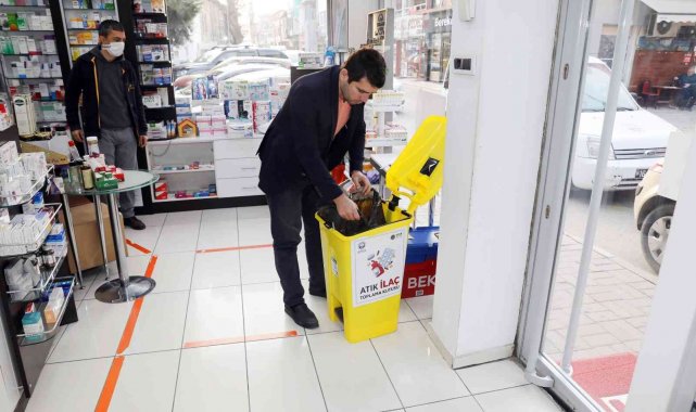 Mudanya'da atık ilaç projesi başladı