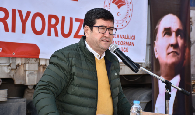 Muğla Tarım ve Orman Müdürlüğü'nden yangın mağduru üreticilere yem desteği