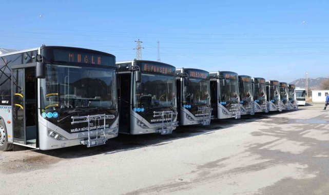 Muğla ulaşımına 90 yeni otobüs katılıyor
