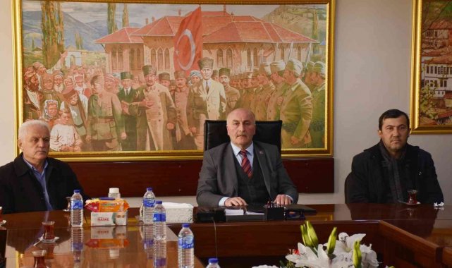 Muhtarlardan başkan Sözen'e teşekkür