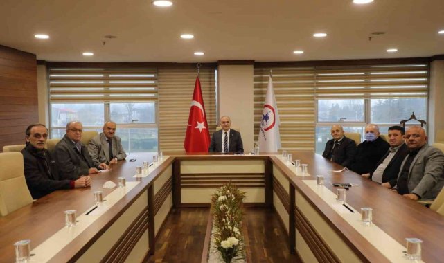 Muhtarlardan Özlü'ye ziyaret