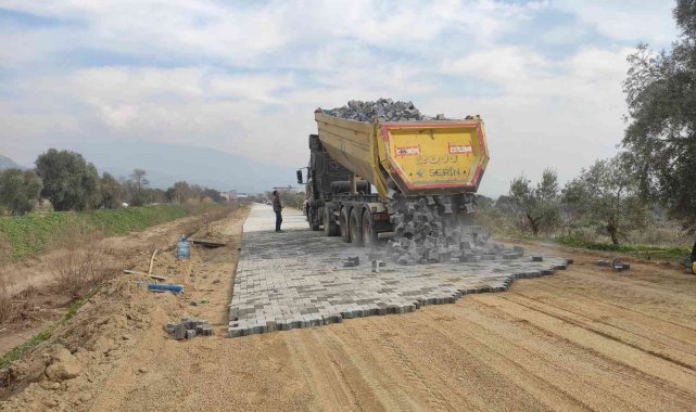 Nazilli'de bağlantı yolu çalışmaları devam ediyor
