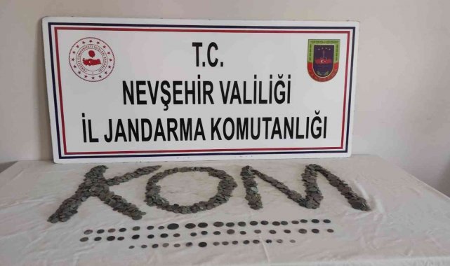 Nevşehir'de bin 741 sikke ele geçirildi