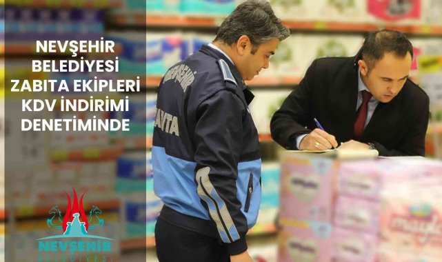 Nevşehir'de KDV denetimleri devam ediyor