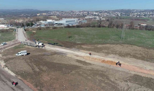 Nilüfer'i Mudanya'ya bağlayan yol asfaltlanıyor