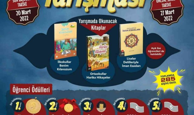 Ödüllü kitap okuma yarışması düzenlenecek