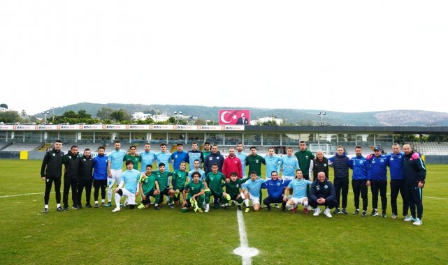 Ofk Petrovac - Bodrumspor'la antrenman maçı yaptı