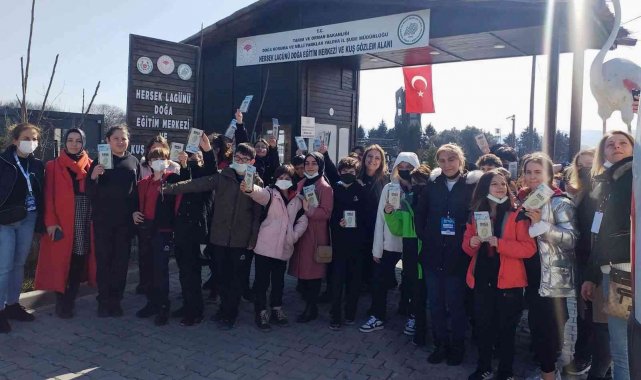 Öğrenciler, Hersek&#039;te kuşları gözlemledi