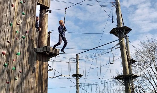 Öğrenciler Macera Parkının müdavimi oldu