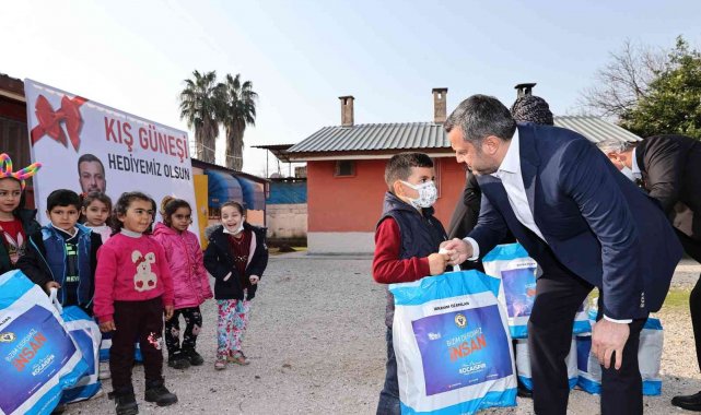 Öğrencilere "Kış Güneşi" hediyesi