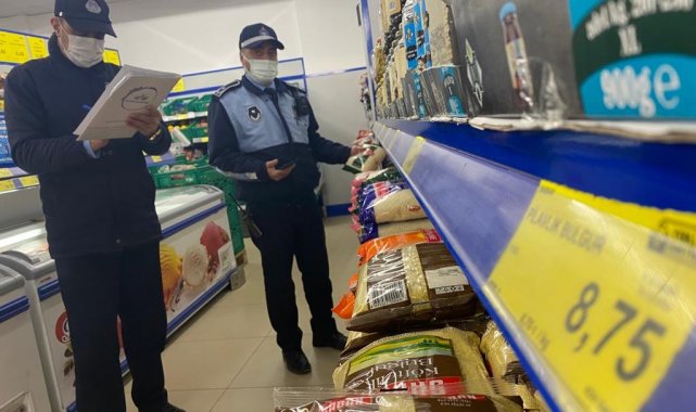 Önce alışveriş yaptılar, sonra denetlediler